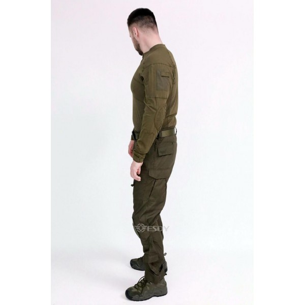 Костюм ESDY тактический. Убакс+наколенники. Олива XL - 3591939