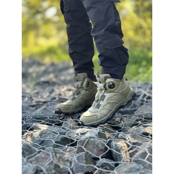 Кроссовки треккинговые с автошнуровкой. ESDY. Олива 45 - 3591949 Кроссовки треккинговые с автошнуровкой. ESDY. Олива 45 - 3591949