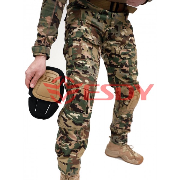 Штани тактичні з наколінниками. ESDY. Мультикам CP - 3591979