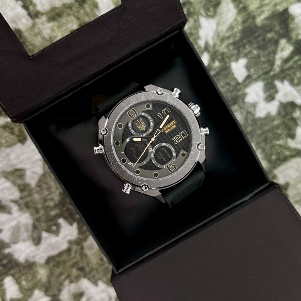 Patriot 017SIBK Тризуб золото Silver-Black - 1201-0348-30