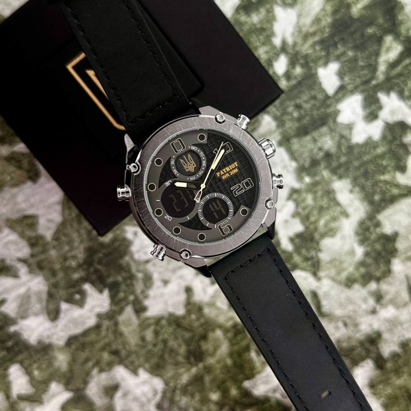 Patriot 017SIBK Тризуб золото Silver-Black - 1201-0348-30