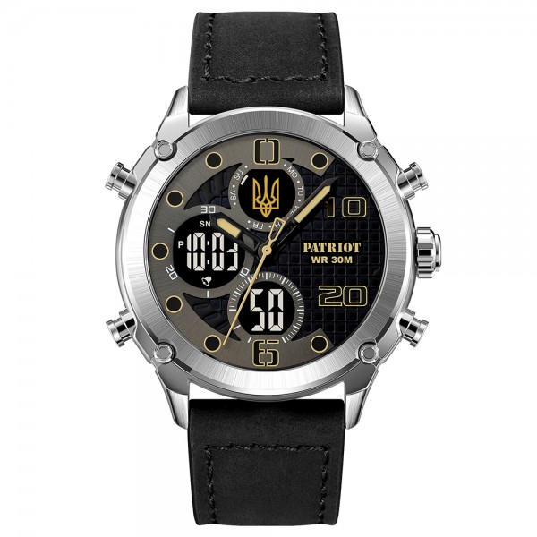 Patriot 017SIBK Тризуб золото Silver-Black - 1201-0348-30