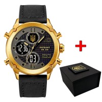 Patriot 017GDBKBK Тризуб золото Gold-Black-Black