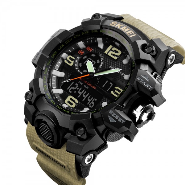 Skmei 1155 Black-Khaki - 3590069 Skmei 1155 Black-Khaki - 3590069