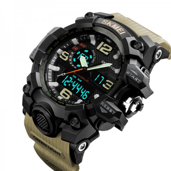 Skmei 1155 Black-Khaki - 3590069 Skmei 1155 Black-Khaki - 3590069