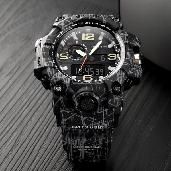 Skmei 1155 Black-Gray - 3590079 Skmei 1155 Black-Gray - 3590079