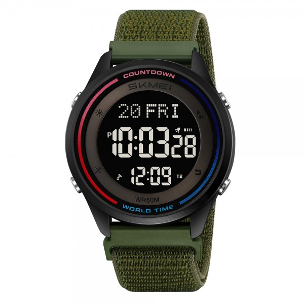 Skmei 2412NAG Army Green Nylon - 3591549