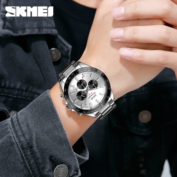 Skmei 9259SISI Silver-Silver - 3591619 Skmei 9259SISI Silver-Silver - 3591619