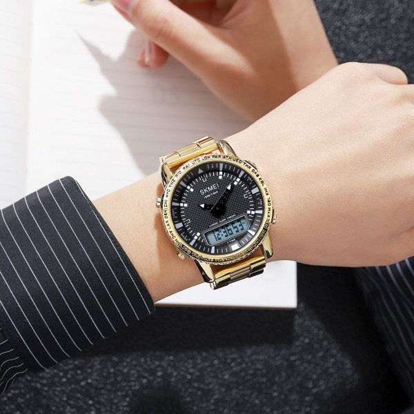 Skmei 1898GDWT Gold-White - 3590289 Skmei 1898GDWT Gold-White - 3590289