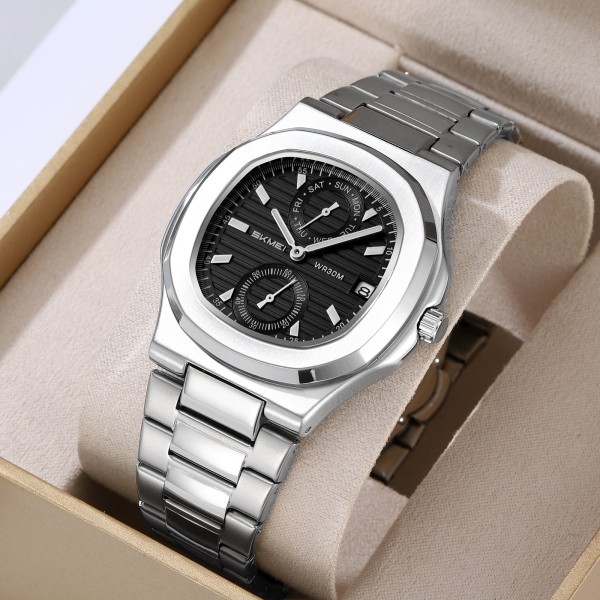 Skmei 2423SIBK Silver-Black - 3591799