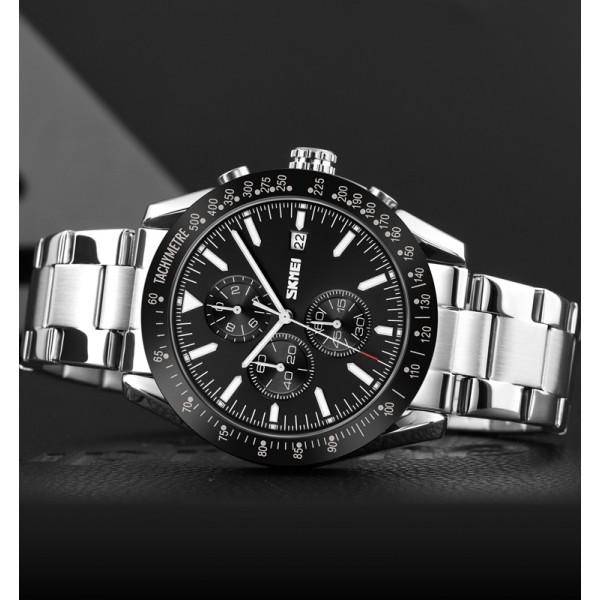 Skmei 9253SIBK Silver-Black - 3590529