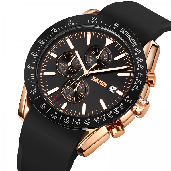 Skmei 9253PRGBK Rose Gold-Black Sil - 3590539