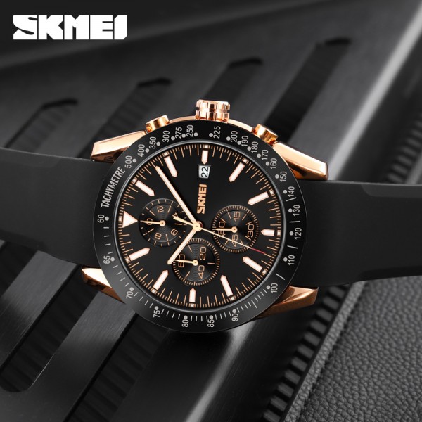 Skmei 9253PRGBK Rose Gold-Black Sil - 3590539