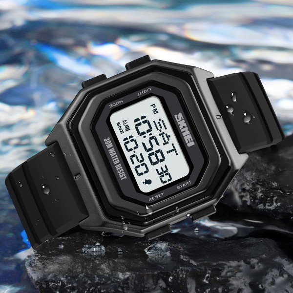 Skmei 1875PWT Black-White Silicone SALE - 3590639