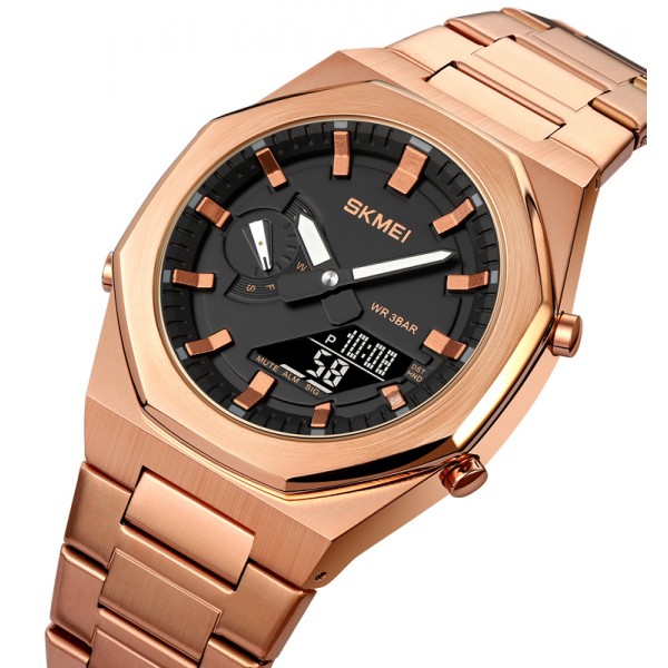 Skmei 1816RGBK Rose Gold-Black - 3590819 Skmei 1816RGBK Rose Gold-Black - 3590819