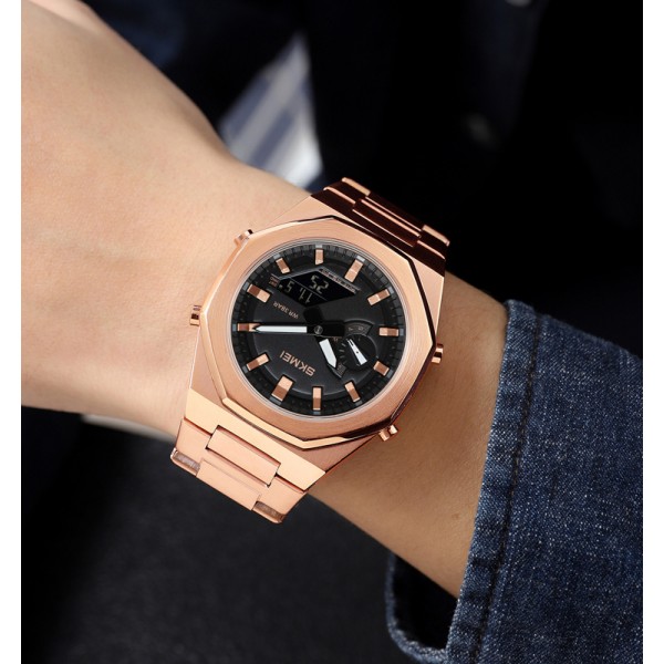Skmei 1816RGBK Rose Gold-Black - 3590819 Skmei 1816RGBK Rose Gold-Black - 3590819