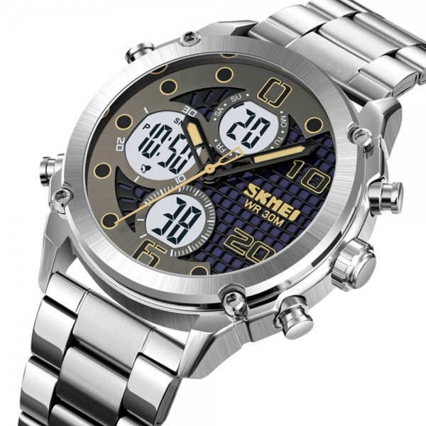 Skmei 1975SSIWT Silver-White Steel - 3590879