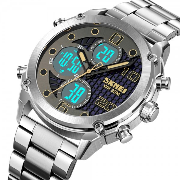 Skmei 1975SSIWT Silver-White Steel - 3590879