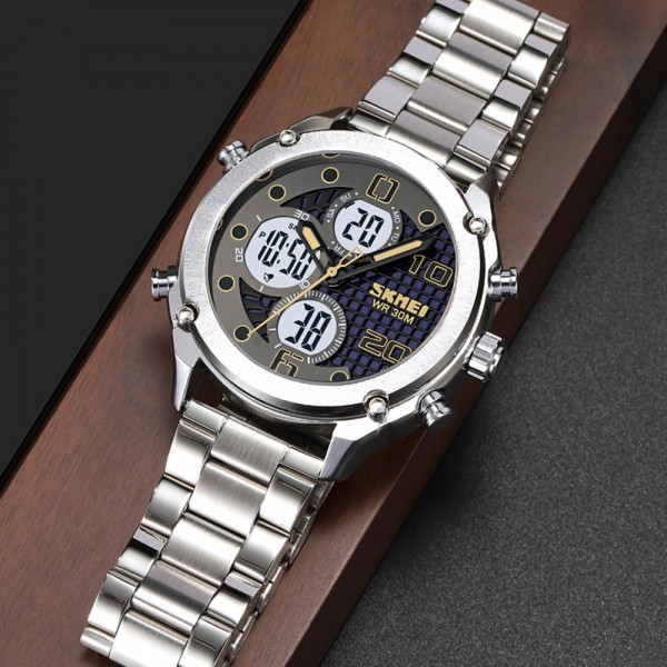 Skmei 1975SSIWT Silver-White Steel - 3590879