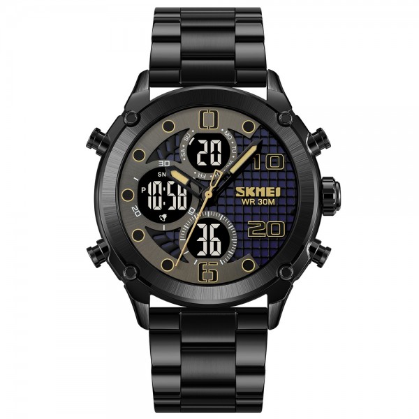 Skmei 1975SBKBK Black-Black Steel - 3590889