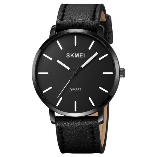 Skmei 1984LBK Black-leather belt - 3591189