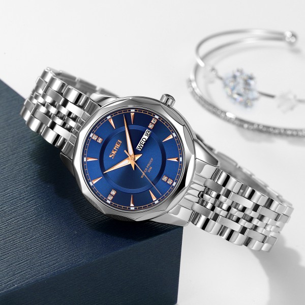 Skmei 9264SIBU Silver-Blue - 3591239 Skmei 9264SIBU Silver-Blue - 3591239