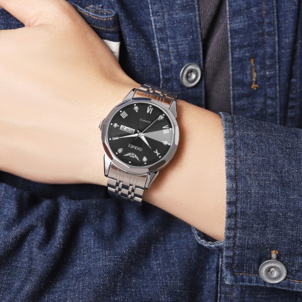 Skmei 2291SIBK Silver-Black - 3591319