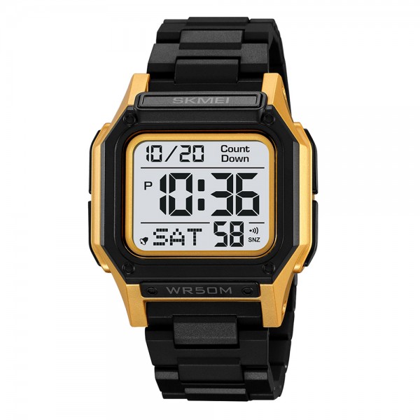 Skmei 2264BKGDWT Black-Gold-White - 3591379