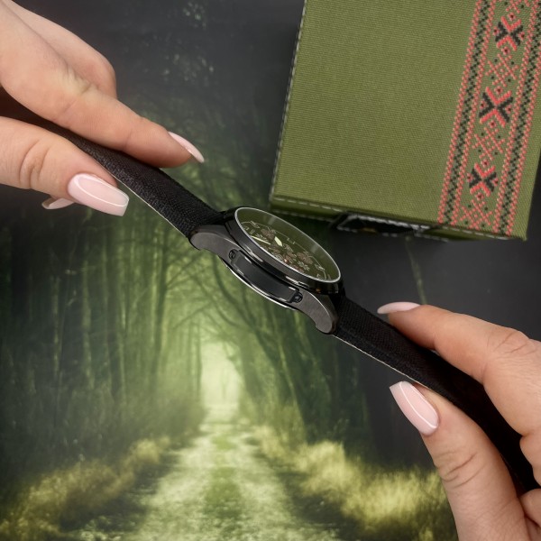 Awarder Embroidery Black-Red Black Battery 10ATM - 1202-0007-29 Awarder Embroidery Black-Red Black Battery 10ATM - 1202-0007-29