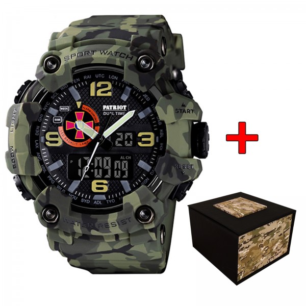 Patriot 002CMGRSU ЗСУ Зелений камуфляж + Коробка - 1201-0049-30