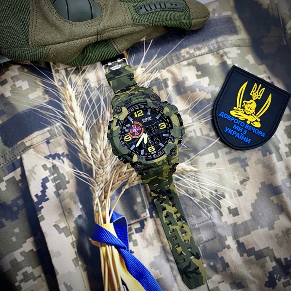 Patriot 002CMGRSU ЗСУ Зелений камуфляж + Коробка - 1201-0049-30