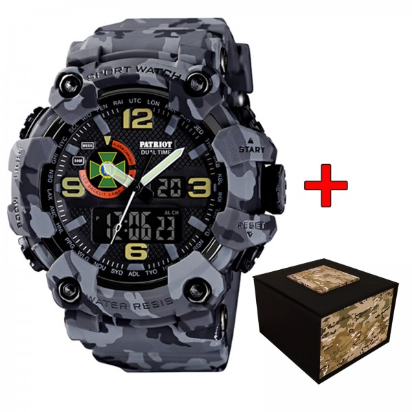 Patriot 002CMGYDPS ДПС Сірий камуфляж + Коробка - 1201-0068-30