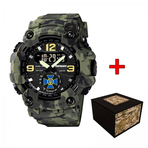 Patriot 004CMGRSBU СБУ Зелений камуфляж + Коробка. - 1201-0134-30