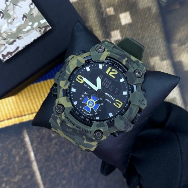 Patriot 004CMGRSBU СБУ Зелений камуфляж + Коробка. - 1201-0134-30 Patriot 004CMGRSBU СБУ Зелений камуфляж + Коробка. - 1201-0134-30