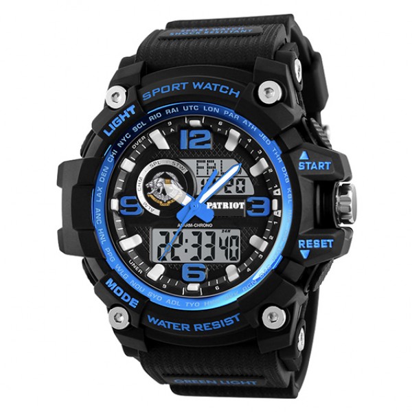 Patriot 012BUBKSSO ССО Чорні з синім + Коробка - 1201-0157-30 Patriot 012BUBKSSO ССО Чорні з синім + Коробка - 1201-0157-30