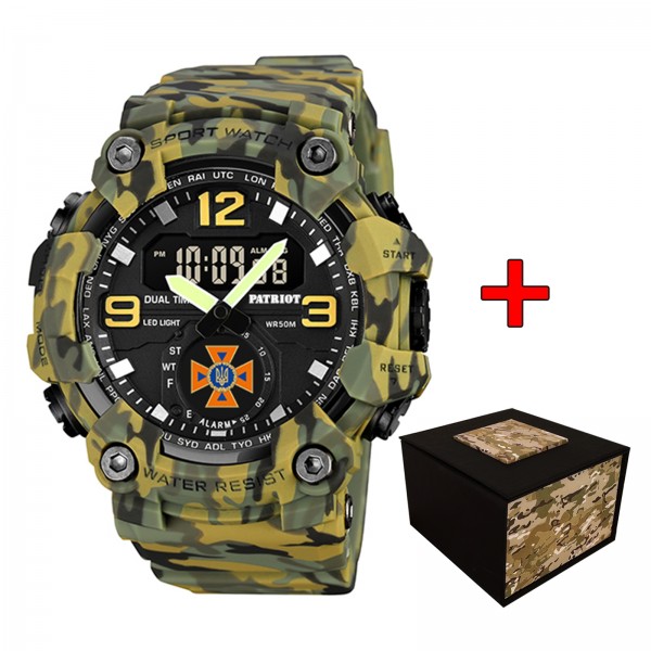 Patriot 003CMGRDSNS ДСНС Зелений камуфляж + Коробка. - 1201-0098-30