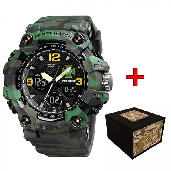 Patriot 006CMGRDPS ДПС Зелений камуфляж + Коробка - 1201-0277-30