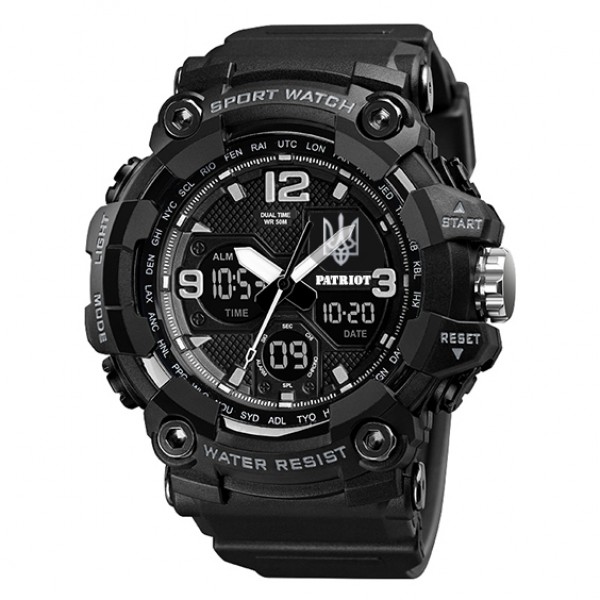 Patriot 006BKUASI Тризуб срібло Чорні + Коробка. - 1201-0287-30 Patriot 006BKUASI Тризуб срібло Чорні + Коробка. - 1201-0287-30