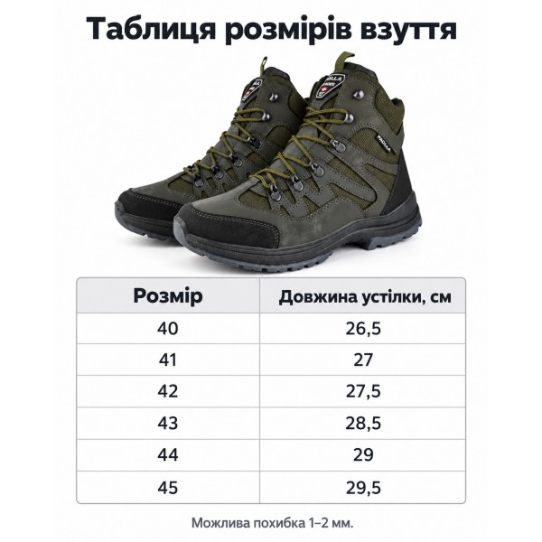 Ботинки тактические зимние Paolla ПАТЗ (утеплитель искусственный мех, искусственная кожа + текстиль) - 3592318