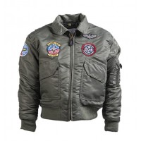 Куртка льотна дитяча Flie Ger Jacke CWU Kids M.ABZ Mil-Tec Німеччина Olive
