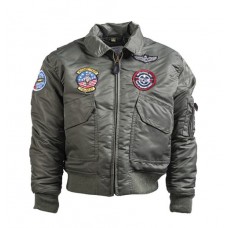 Куртка летная детская Flie Ger Jacke CWU Kids M.ABZ Mil-Tec Германия Olive