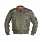 Куртка летная детская Flier Ger Jacke Ma1 Kids M.ABZ Mil-Tec Германия Olive