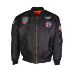 Куртка летная детская Flier Ger Jacke Ma1 Kids M.ABZ Mil-Tec Германия Black