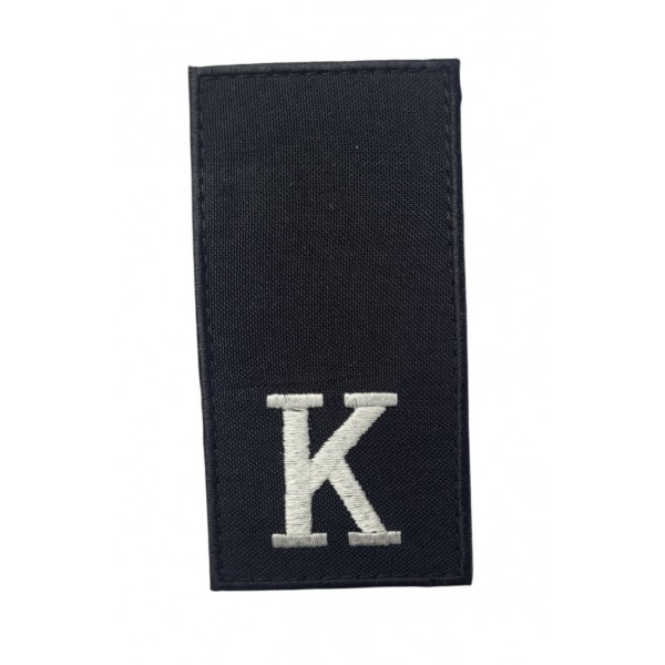 Погон на липучке Полиции Курсант Черный (размер 5х10 см) - 3443536