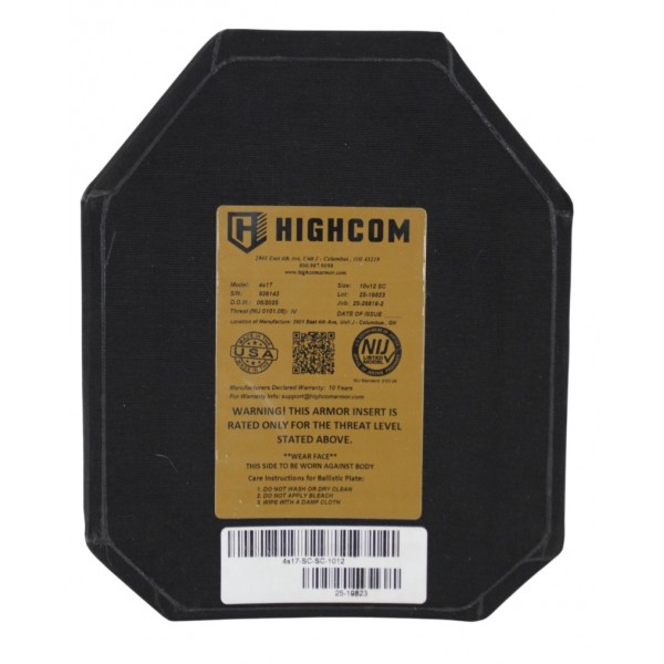 Комплект бронеплит 6 класу захисту HIGHCOM Розмір плити 29х24 см, вага 3,3 кг шт. США - 3572324 Комплект бронеплит 6 класу захисту HIGHCOM Розмір плити 29х24 см, вага 3,3 кг шт. США - 3572324