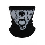 Бафф флис зима чёрный волк