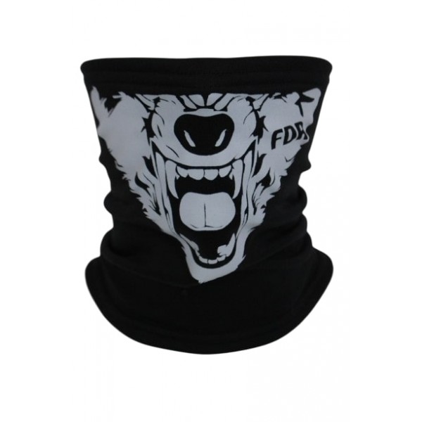 Бафф флис зима чёрный волк - 3572556