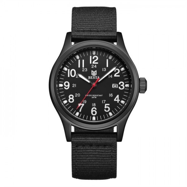 Чоловічий тактичний годинник Cheetah Command Black - 3580983