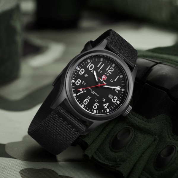 Чоловічий тактичний годинник Cheetah Command Black - 3580983