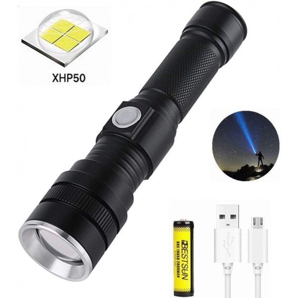 Фонарик ручной аккумуляторный BL 611/6988-P50 18650 Police - 3592517 Фонарик ручной аккумуляторный BL 611/6988-P50 18650 Police - 3592517